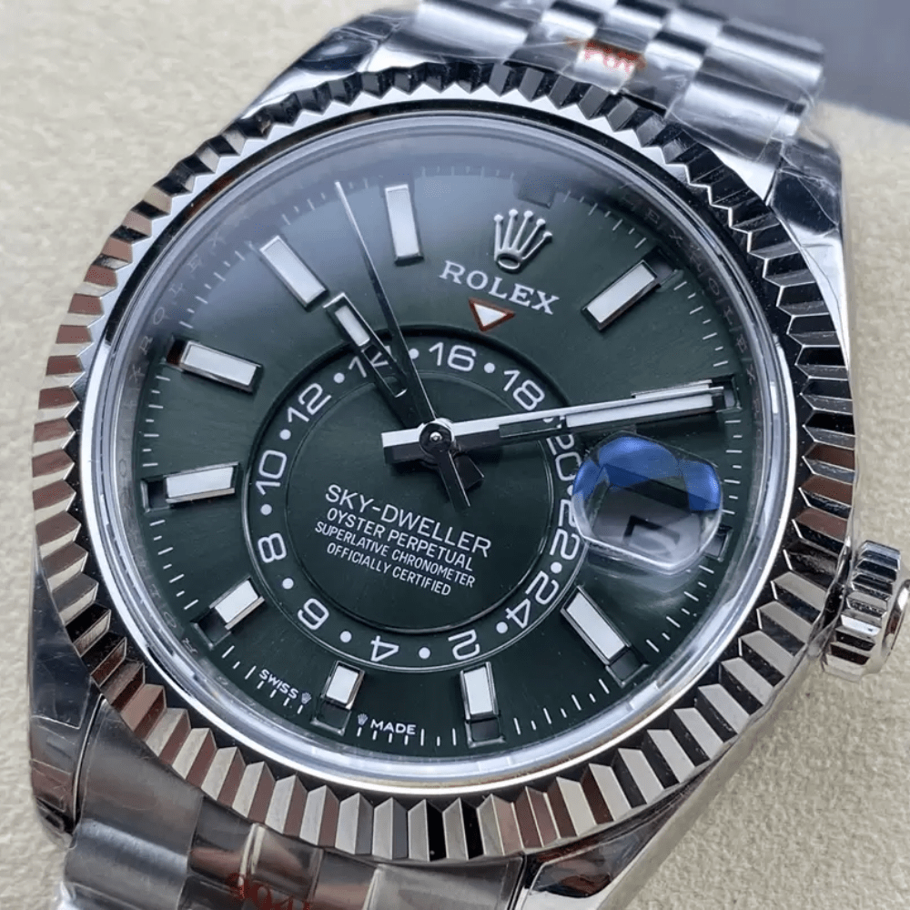 롤렉스 스카이드웰러 그레이 다이얼 SS 쥬빌레 브레이슬릿 42mm 336934