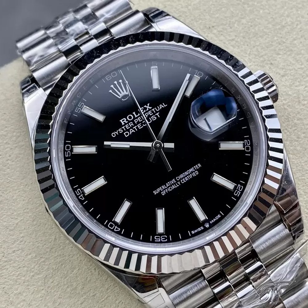 롤렉스 데이저스트 검판 다이얼 바인덱스 SS 쥬빌레 41mm V2 최신버전 126334