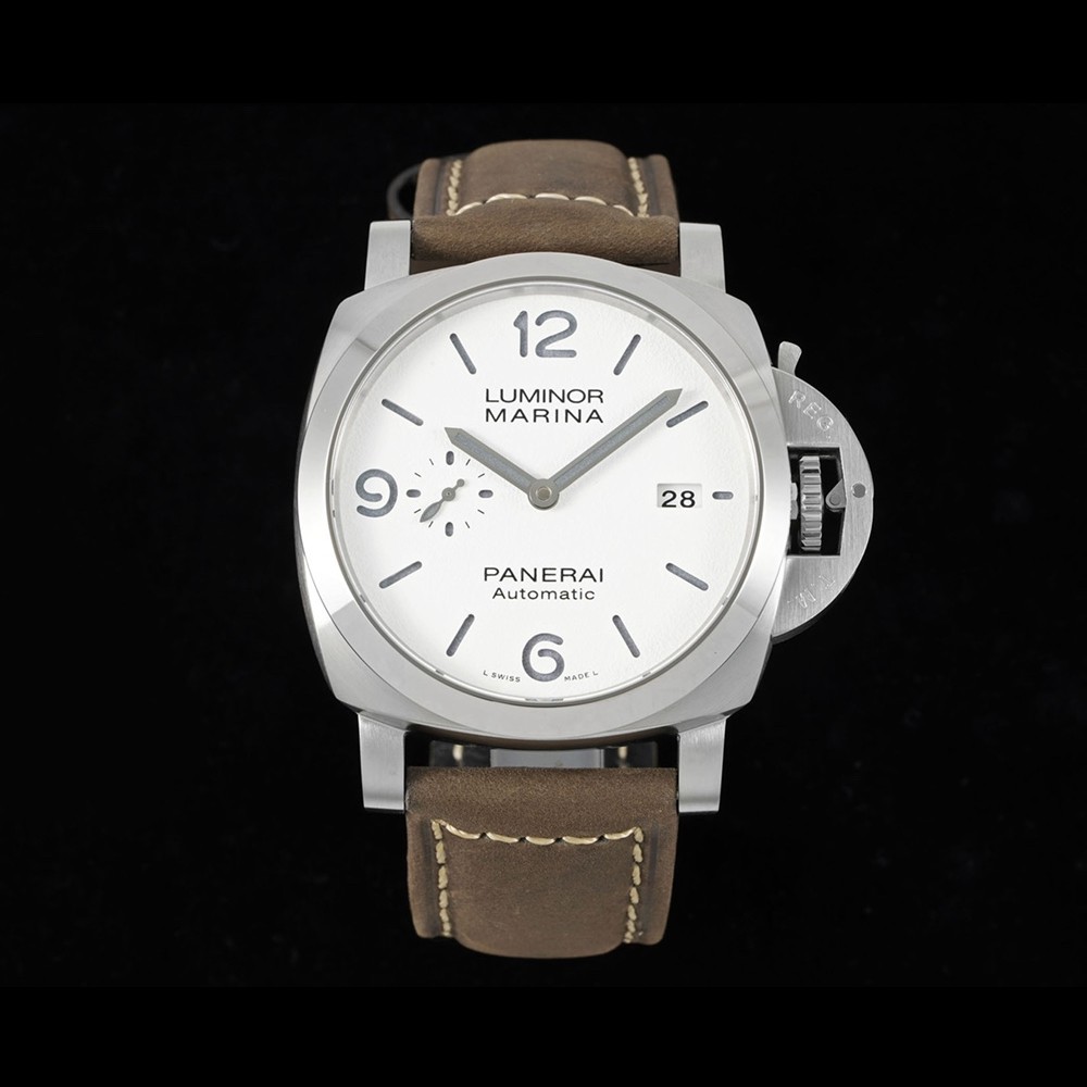 파네라이 루미노르 마린 데이트 화이트 다이얼 44mm PAM01314