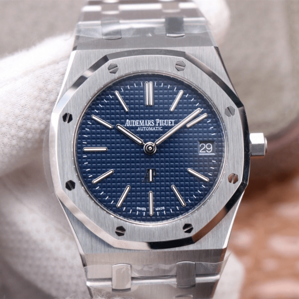 오데마피게 로얄오크 플라잉 블루 다이얼 SS 브레이슬릿 39mm 15202ST
