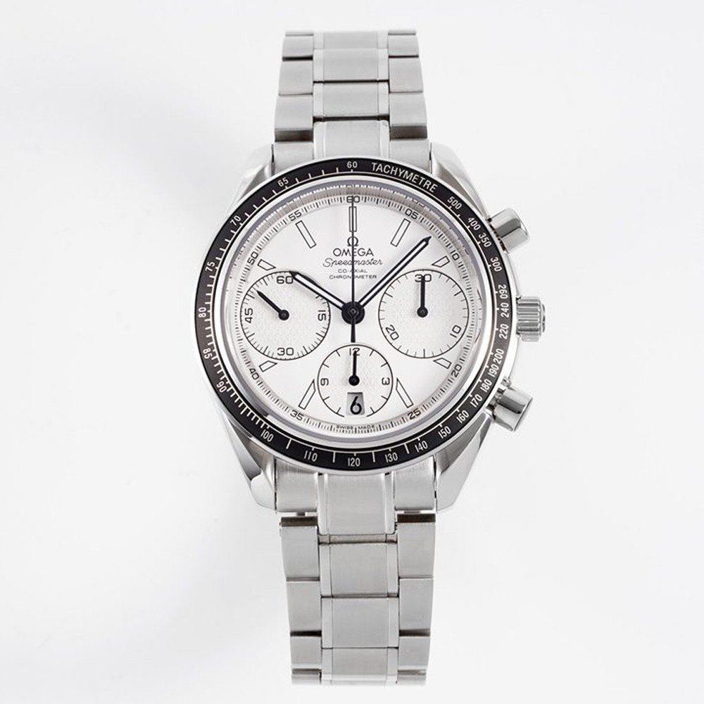 오메가 스피드마스터 크로노그래프 화이트 다이얼 40mm 326.30.40.50.02.001