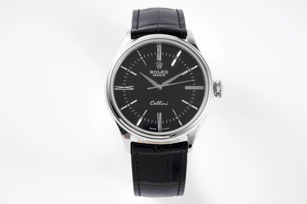 롤렉스 셀리니 실버 블랙 다이얼 39mm m50509-0006(정품급)