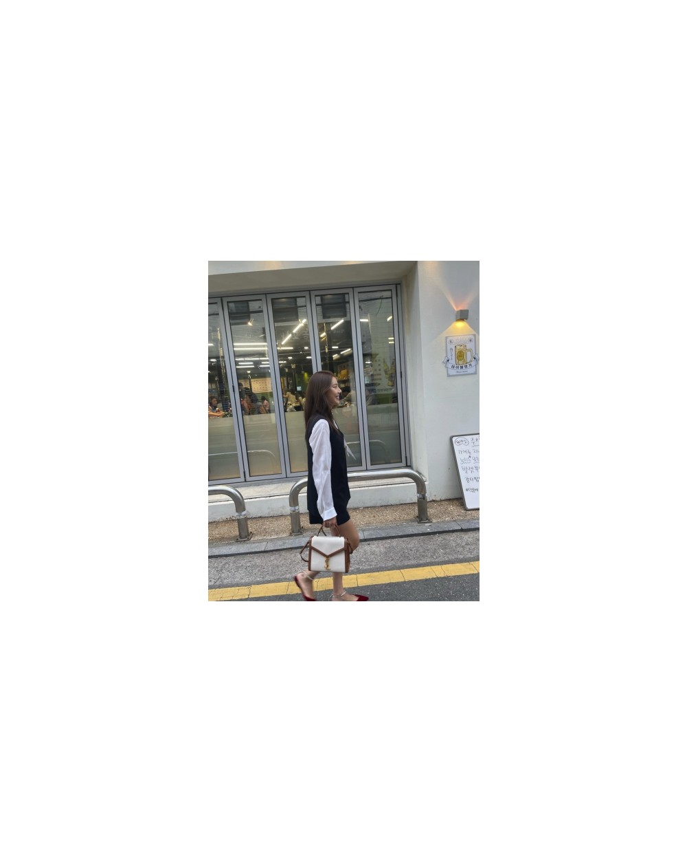[손담비 PICK] 생로랑 카산드라 미디움 토트백